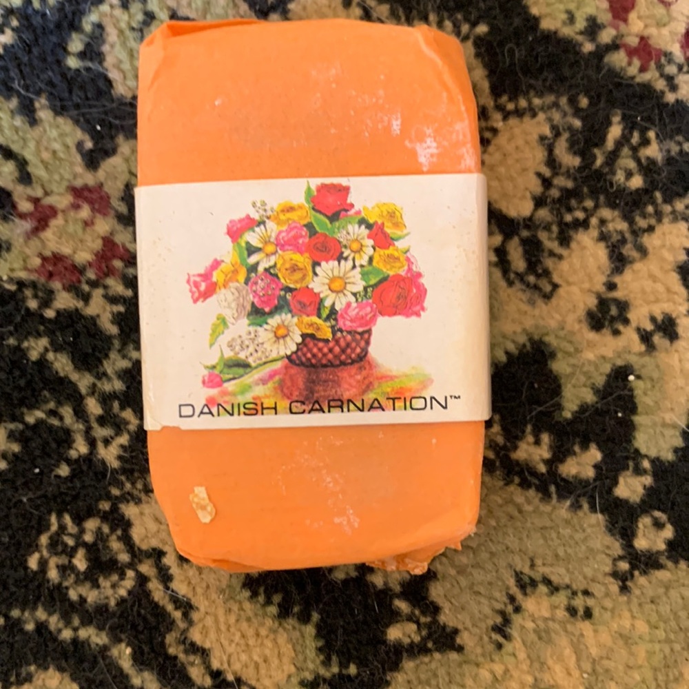 Unopened  vintage danish carnation bar soap